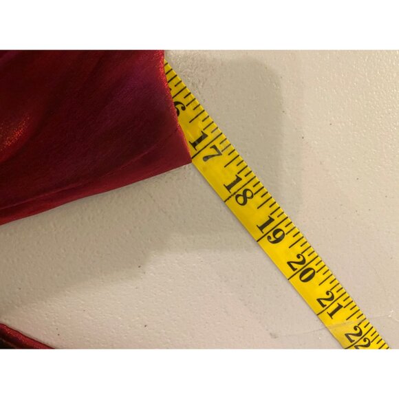 Red Satin Blazer & Tank Set Dressbarn Collection Size 10 - Picture 15 of 15